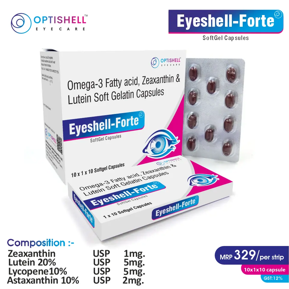 Zeaxanthin, Lutein, Lycopene, Astaxanthin , Omega-3 Fatty Acids , DHA  at the best price in PCD Pharma Franchise for Eye Health and Antioxidant Support.